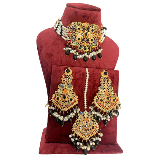 Black Navratan Set