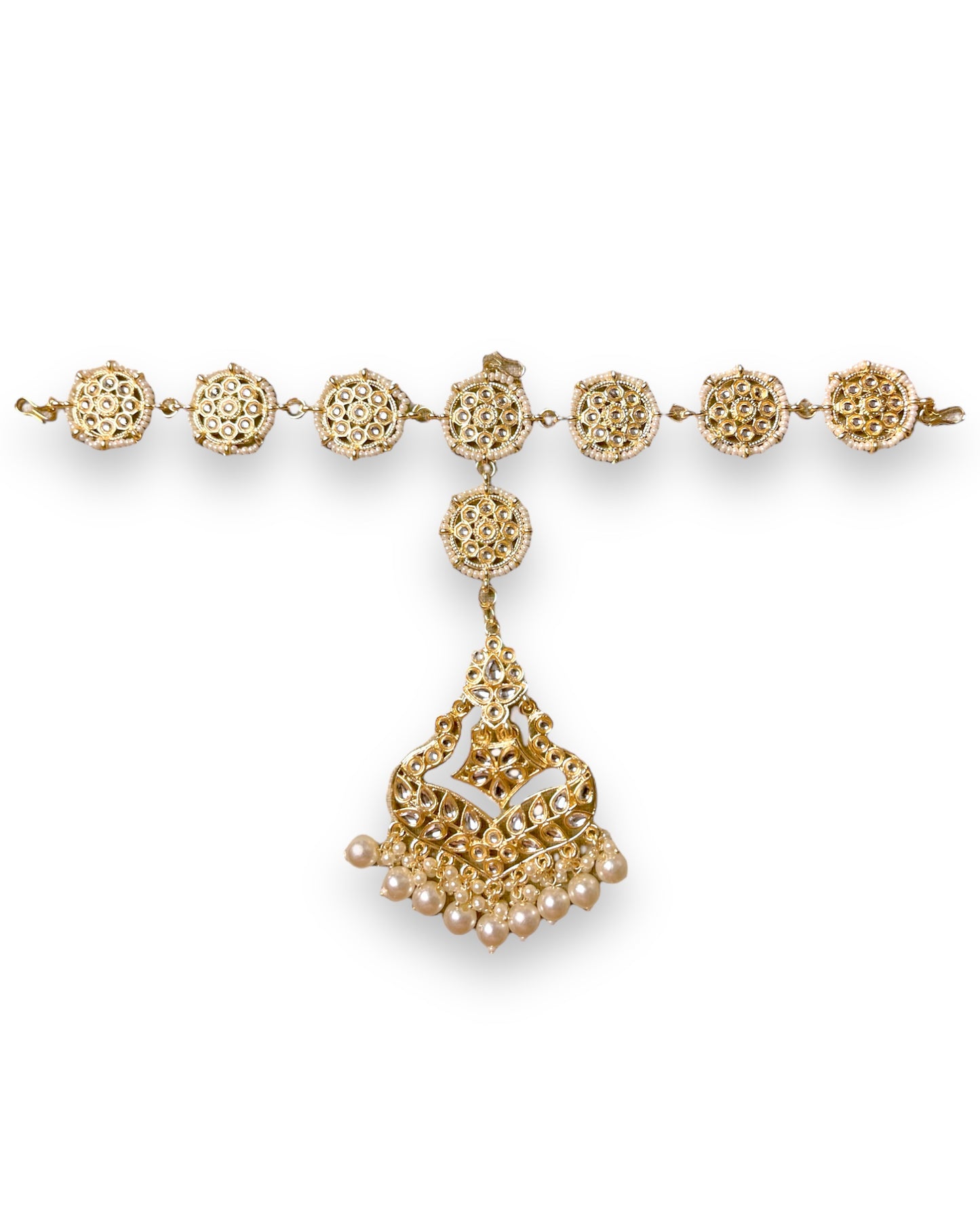 Kundan Headband with Tika