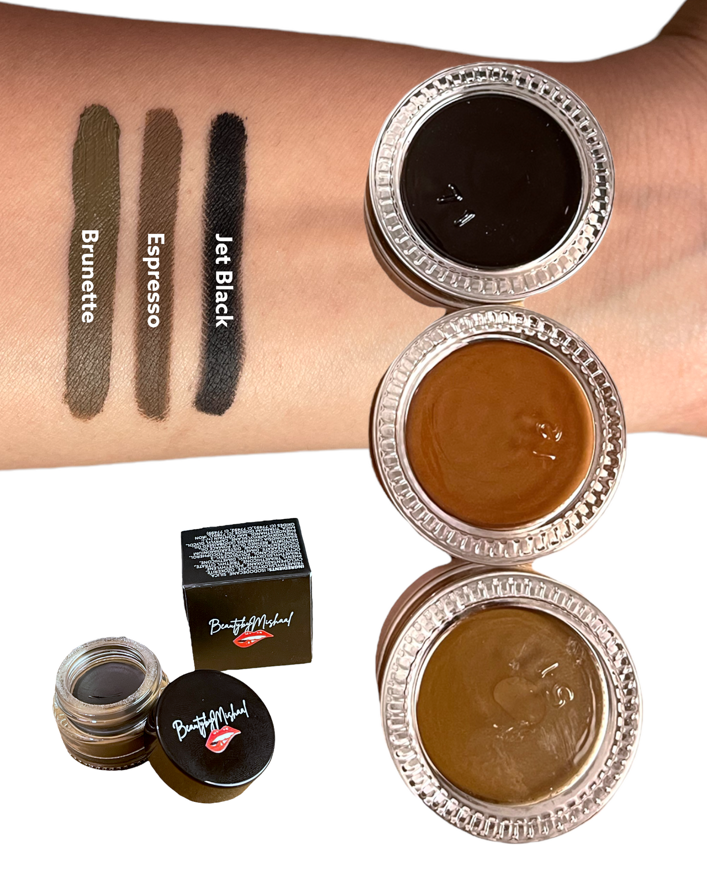 Waterproof 2 in 1 Vegan Brow Gel & Gel Eyeliner